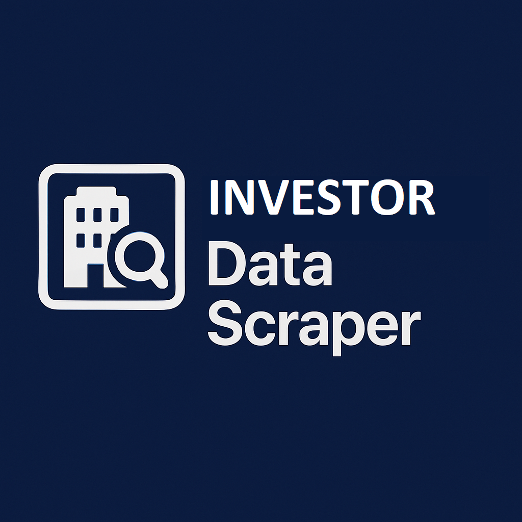 Investor Data Scraper With Email